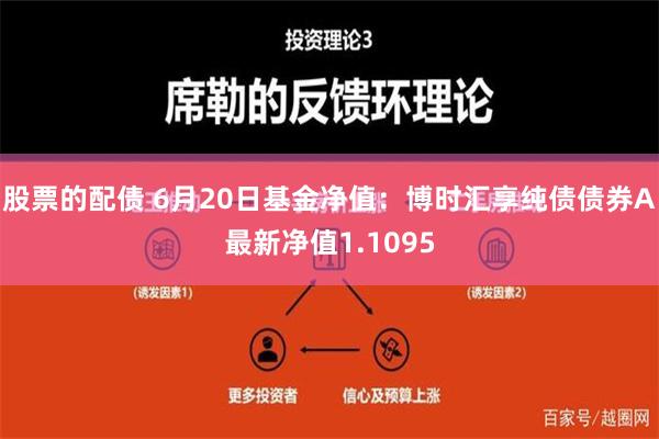 股票的配债 6月20日基金净值：博时汇享纯债债券A最新净值1.1095