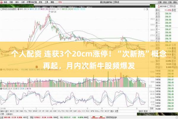 个人配资 连获3个20cm涨停！“次新热”概念再起，月内次新牛股频爆发