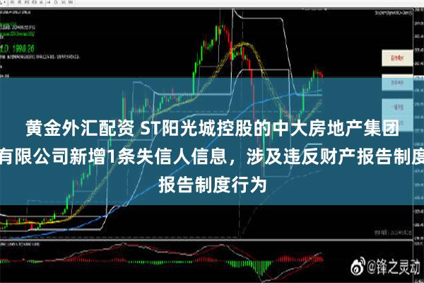 黄金外汇配资 ST阳光城控股的中大房地产集团南昌有限公司新增1条失信人信息，涉及违反财产报告制度行为