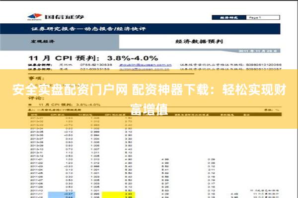 安全实盘配资门户网 配资神器下载：轻松实现财富增值