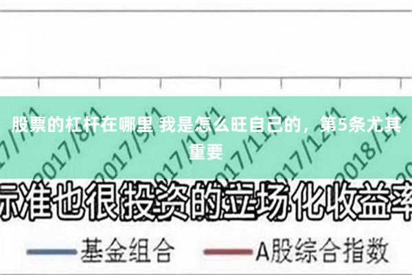 股票的杠杆在哪里 我是怎么旺自己的，第5条尤其重要